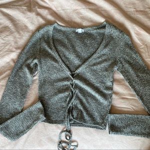 Garage lace-up long sleeve